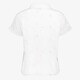 Dames broderie blouse korte mouwen wit