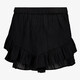 Dames short met broderie zwart