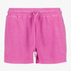 Dames badstof sweatshort roze
