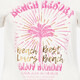 Dames T-shirt met opdruk roze goud