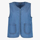 Denim dames gilet blauw