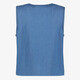 Denim dames gilet blauw