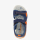 Jongens sandalen blauw oranje