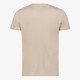 Heren T-shirt met opdruk beige