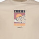 Heren T-shirt met opdruk beige