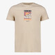 Unsigned heren T-shirt met opdruk beige