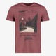 Unsigned heren T-shirt met opdruk bruin