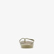 Heren teenslippers met camouflage groen