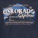 Heren T-shirt met opdruk donkerblauw