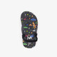 Jongens teenslippers met auto's zwart