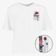 Name it jongens T-shirt met backprint wit