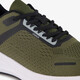 Heren hardloopschoenen groen zwart