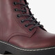 Dames veterboots bordeaux rood