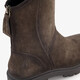Suède dames boots donkerbruin