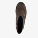 Suède dames boots donkerbruin