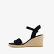 Dames espadrilles zwart