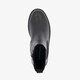 Leren dames Chelsea boots zwart
