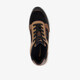 Dames sneakers bruin zwart