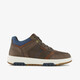 Hoge heren sneakers bruin blauw