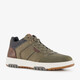 Hoge heren sneakers groen cognac