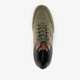 Hoge heren sneakers groen cognac