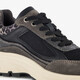 Dames sneakers met panterprint details grijs