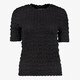 TwoDay dames top met structuur zwart