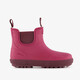 Korte gevoerde kinder regenlaarzen paars