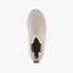 Korte dames regenlaarzen gevoerd beige