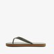 Heren teenslippers groen met oranje details