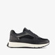 Dames sneakers met slangenprint details zwart