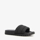 Dames badslippers zwart