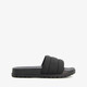 Dames badslippers zwart