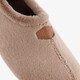 Dames pantoffels beige