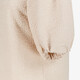 Dames top met pofmouwen beige