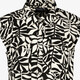 Dames blouse met print zwart wit