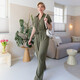 Dames jumpsuit groen