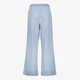 Wijde dames denim pantalon lichtblauw