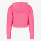 S meisjes hoodie cropped roze