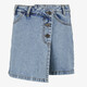Meisjes denim skort blauw