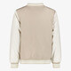 Meisjes bomberjack beige wit