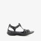 ECCO Flash leren dames sandalen zwart