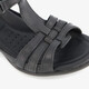 ECCO Flash leren dames sandalen zwart