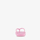 Meisjes teenslippers met smileys roze