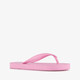 Meisjes teenslippers met smileys roze