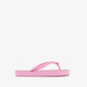 Meisjes teenslippers met smileys roze