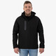 Heren softshell jas zwart