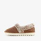Cozy Up gevoerde dames pantoffels cognac