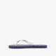 Dames teenslippers met print blauw