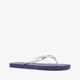 Dames teenslippers met print blauw